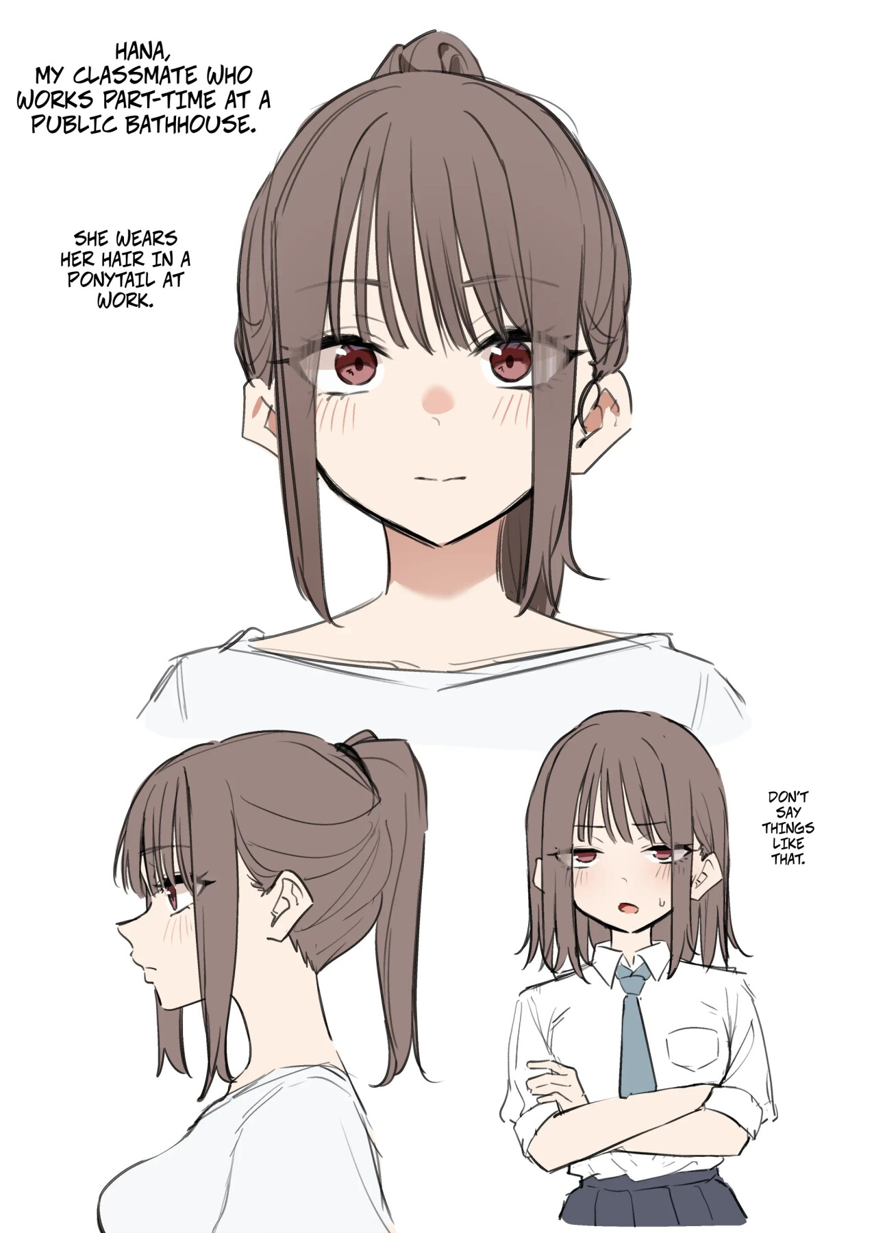 Hentai Manga Comic-The story of how I went to a public bath and got washed by a classmate.-Read-23